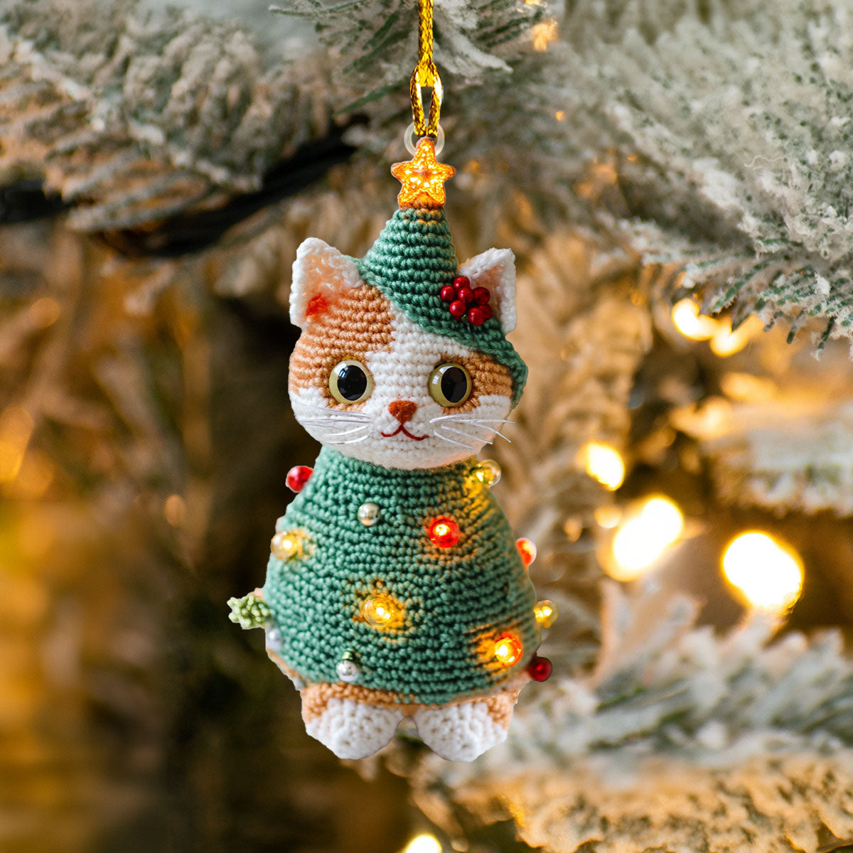 Shineful 2D Acrylic Ornament - Adorable Cat Tree