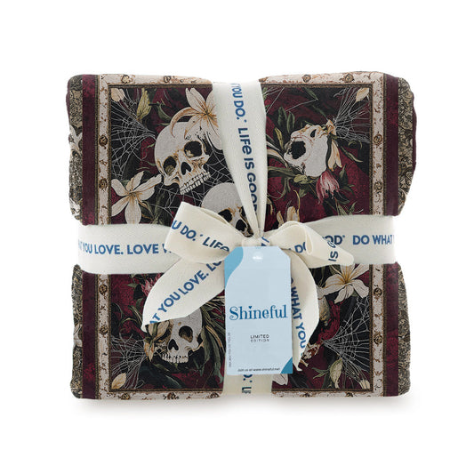 Shineful Fleece Blanket Skull