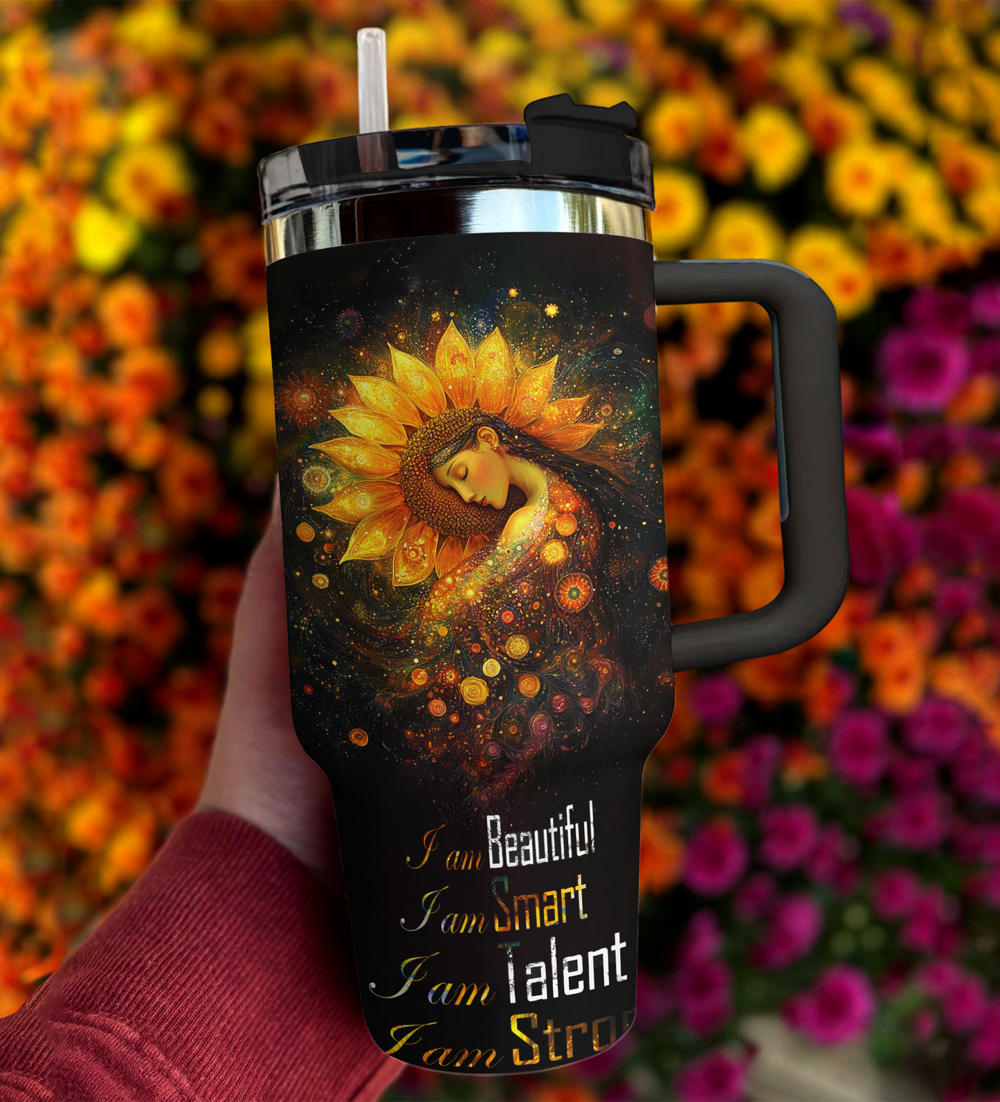 Shineful Tumbler Sunflower of Faith