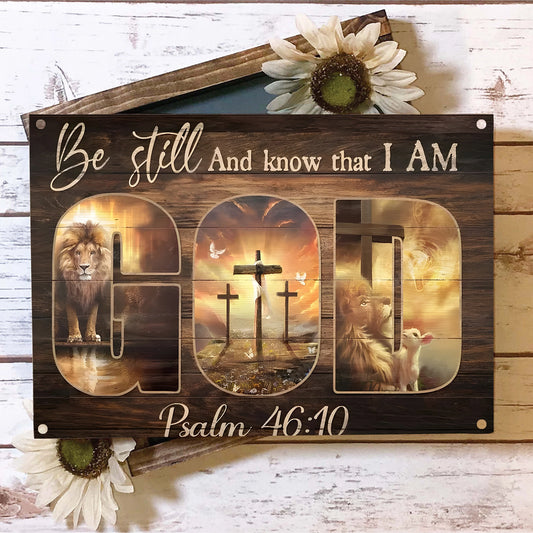 Shineful 2D Metal Sign God’s Peaceful Promise