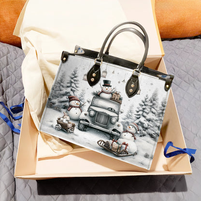 Shineful Leather Bag Snowman's Holiday Haul Christmas