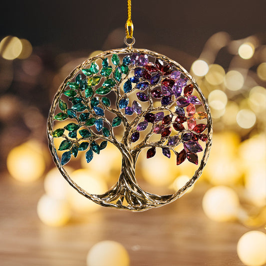 Shineful 2D Acrylic Ornament Enchanted Gemstone Tree Of Life