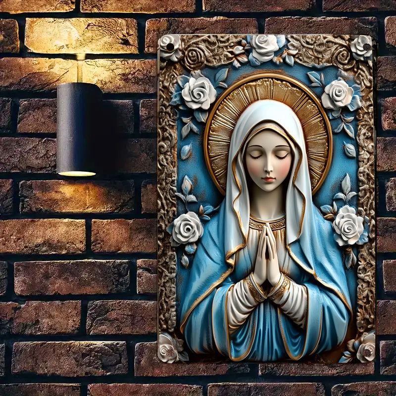 Shineful 2D Metal Sign Graceful Virgin Mary