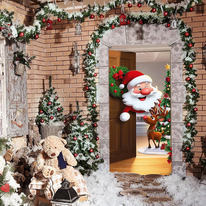 Shineful Door Cover Christmas Magic