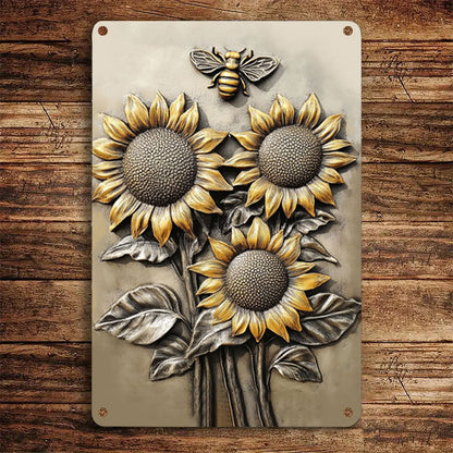 Shineful 2D Metal Sign Sunny Trio