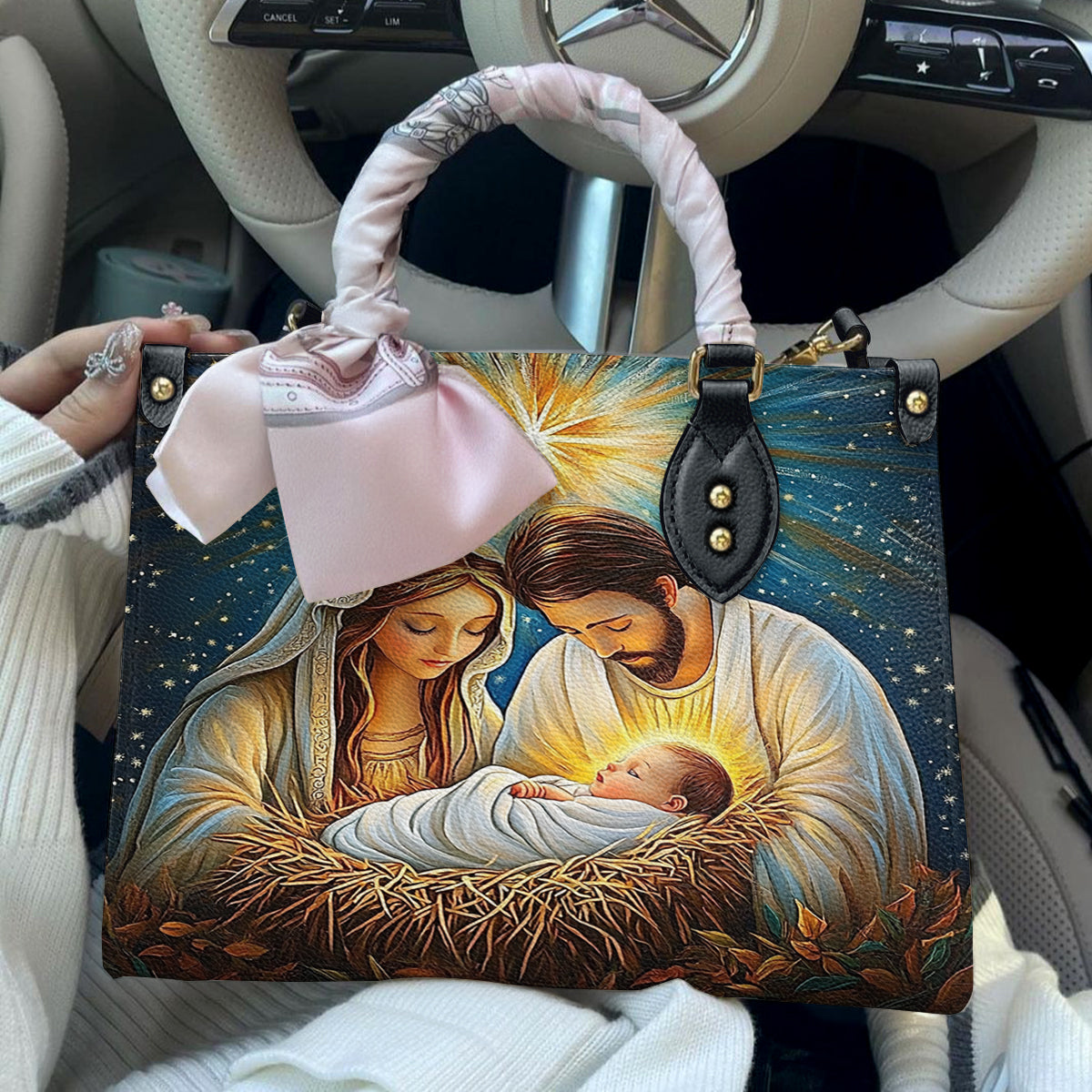 Shineful Leather Bag The Birth Of Jesus