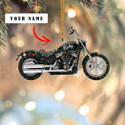 Shineful 2D Acrylic Ornament - Personalized Biker Spirit Collection