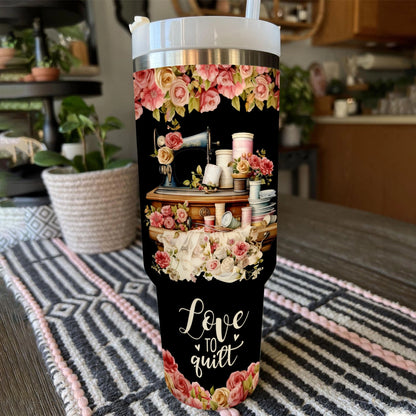 Fleurs de quilting Shineful Tumbler