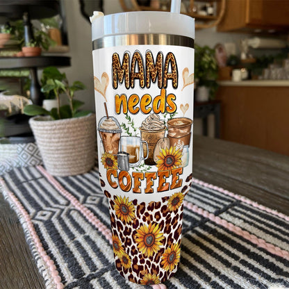 Shineful Tumbler Coffee Loving Mama