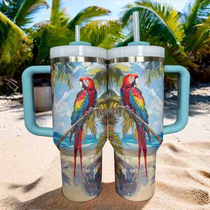 Shineful Tumbler Parrot Tropical Breeze Tumbler