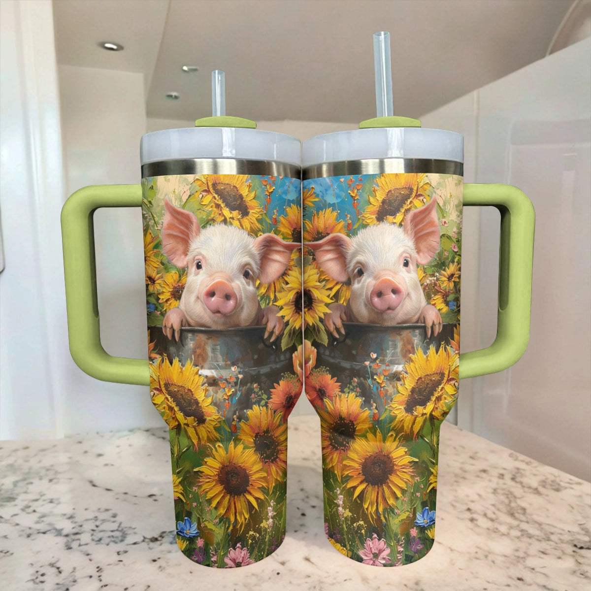 Shineful Tumbler Sunflower Piglet