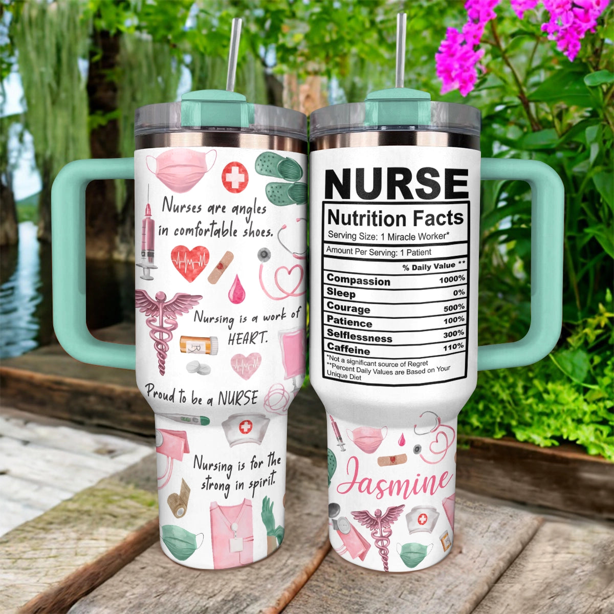 Shineful Tumbler Nurse Nutrition Facts