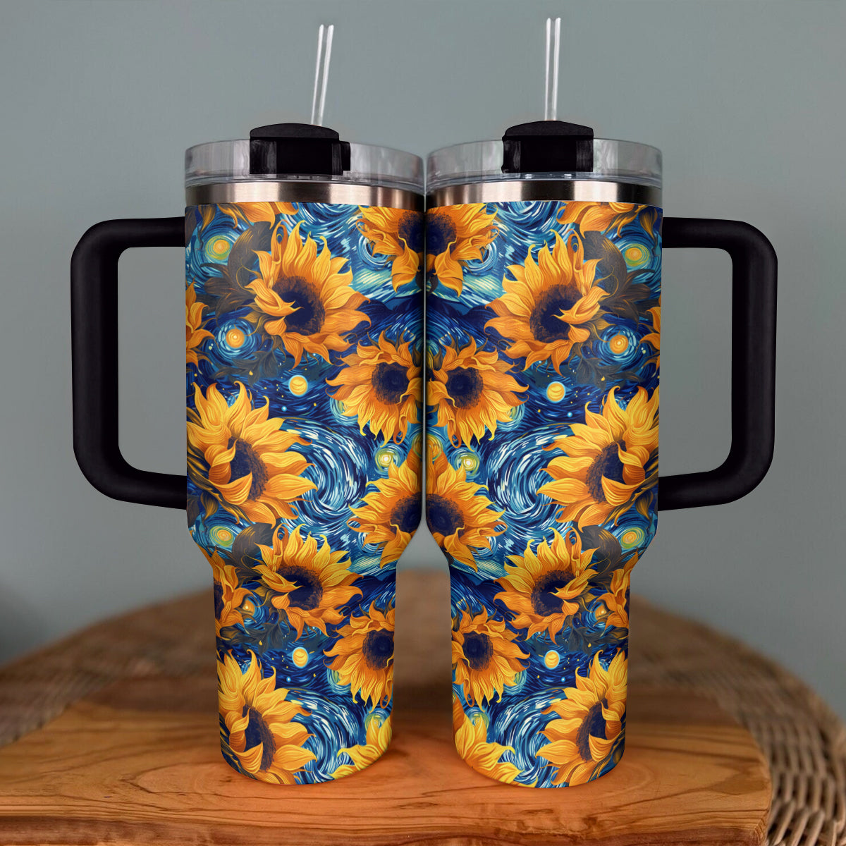 Shineful Tumbler Starry Sunflowers