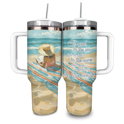 Shineful Tumbler To Read By The Sea