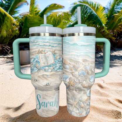 Shineful Tumbler Personalized Reading Lover Beach Lover Dreamy