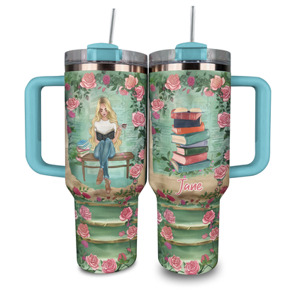 Shineful Personalized Tumbler Garden of Pages