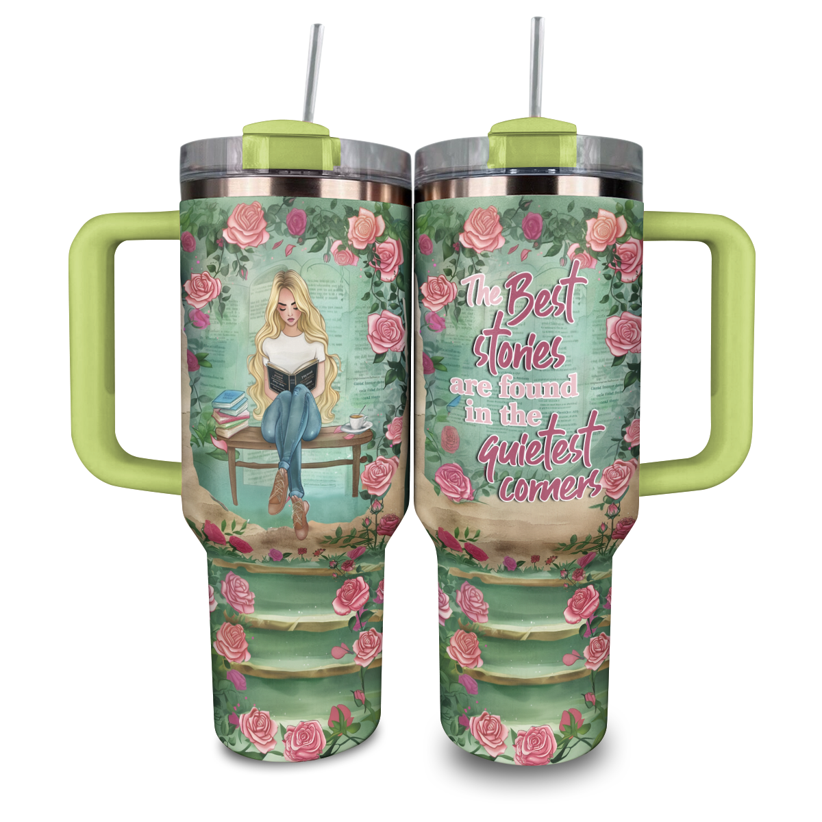 Shineful Personalized Tumbler Serenity Reader