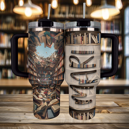 Shineful Tumbler Personalized Book Lover Reading Enthusiast KL30