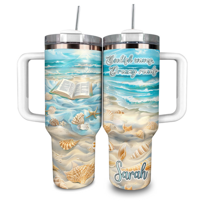 Shineful Personalized Tumbler Bookish Waves Dreamy Reads