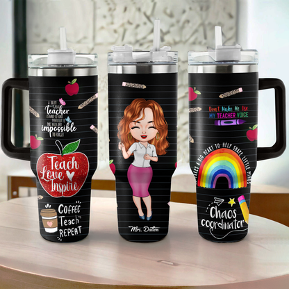 Shineful Tumbler Gift For Teacher - Teach Love Inspire