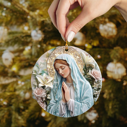 Shineful 2D Acrylic Ornament - Graceful Virgin Mary