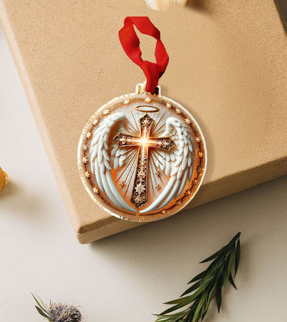 Shineful 2D Acrylic Ornament - Heavenly Cross Wings