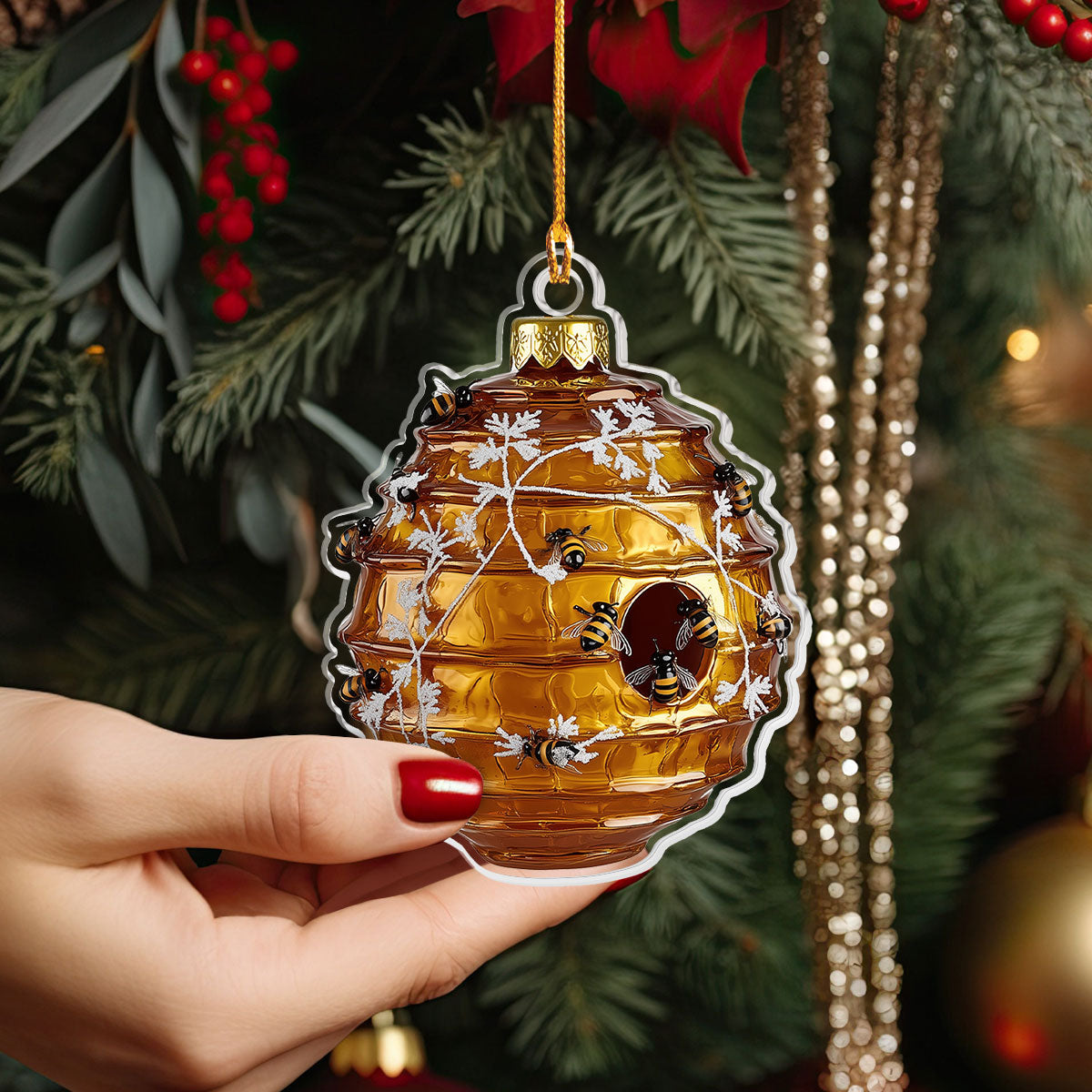 Shineful 2D Acrylic Ornament - Honeybee Haven