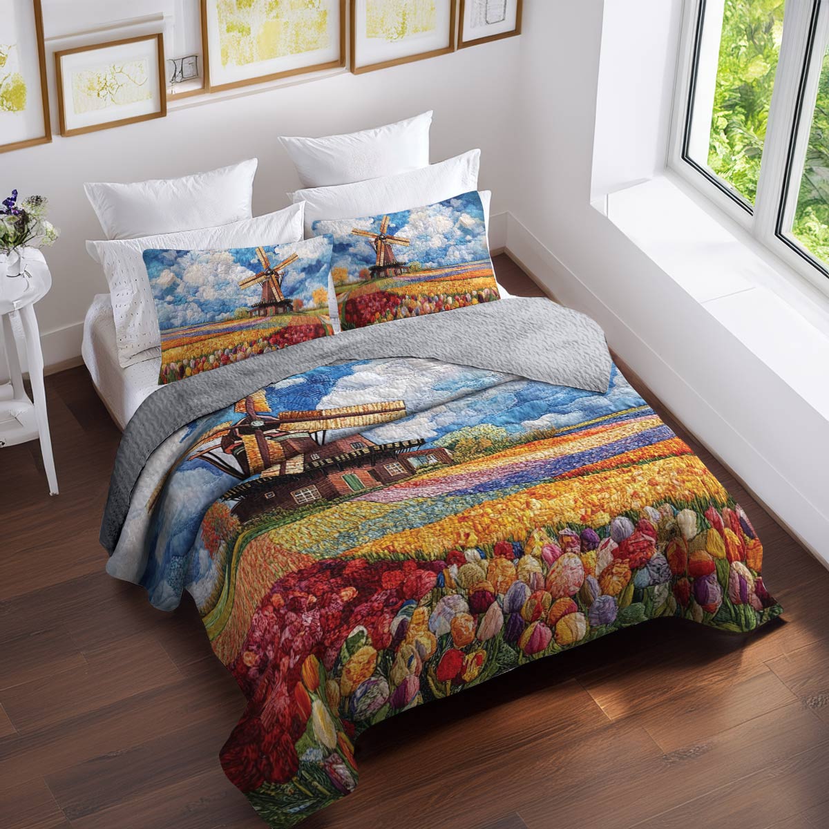 Shineful All Season Quilt 3-Piece Set Rustic Romance