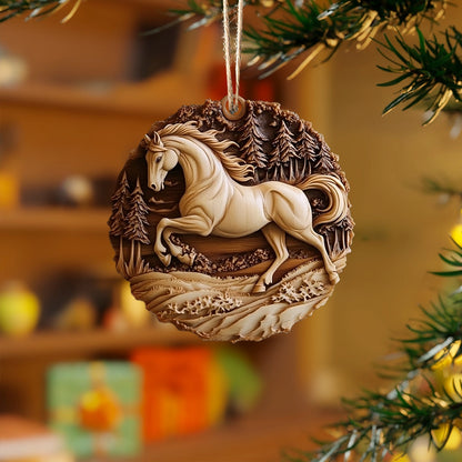 Shineful 2D Acrylic Ornament - Majestic Woodland Horse