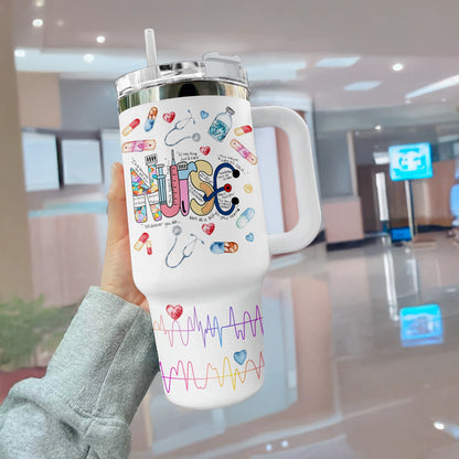 Shineful Tumbler Personalized Strength Nurse