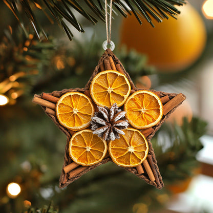 Shineful 2D Acrylic Ornament - Dried Orange