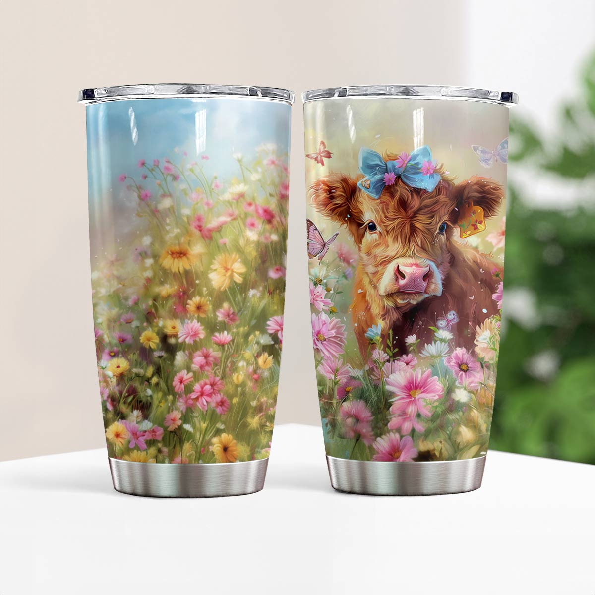 Shineful 20oz Tumbler Baby Cow