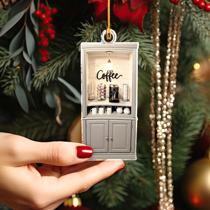 Shineful 2D Acrylic Ornament Coffee Bar