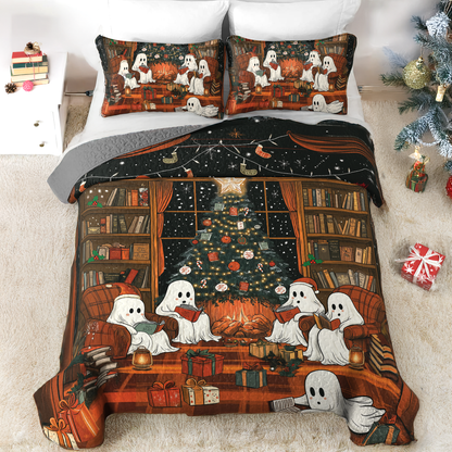 Shineful All Season Quilt 3-Piece Set Christmas Book Club