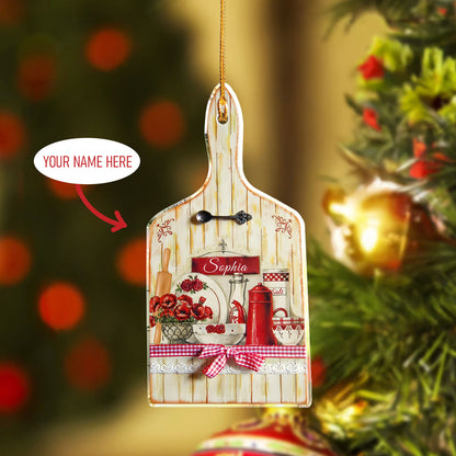 Shiny personalisierte 2D Acryl Ornament süße Leckereien Weihnachten 