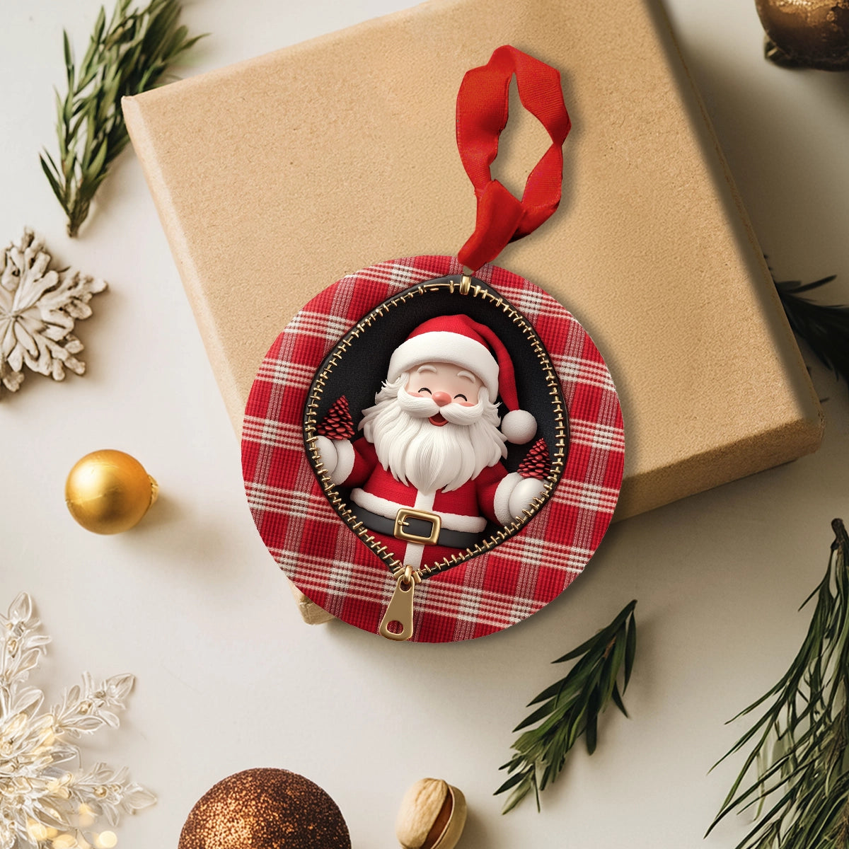 Shineful 2D Acrylic Ornament Santa's Secret