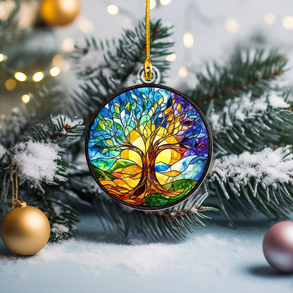 Shineful Acrylic Ornament Celtic Colorful Tree Of Life