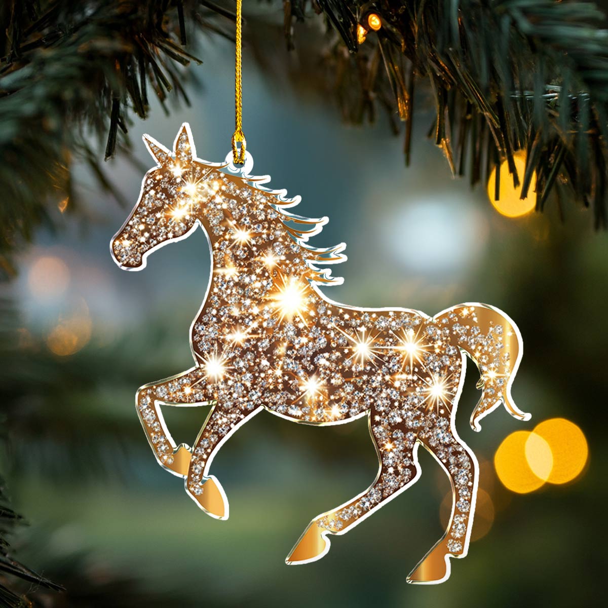 Shineful 2D Acrylic Ornament Twinkling Unicorn