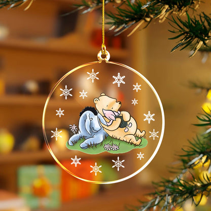 Shineful 2D Acrylic Ornament Pooh And Friends