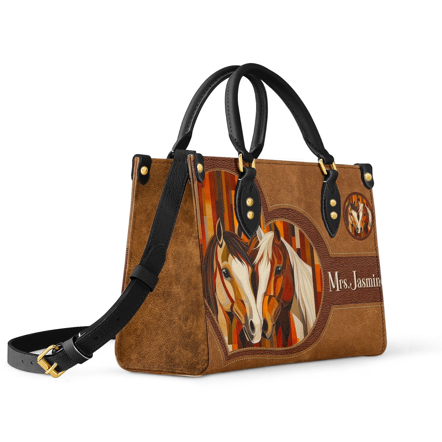 Shineful Leather Bag Horse Enduring Elegance