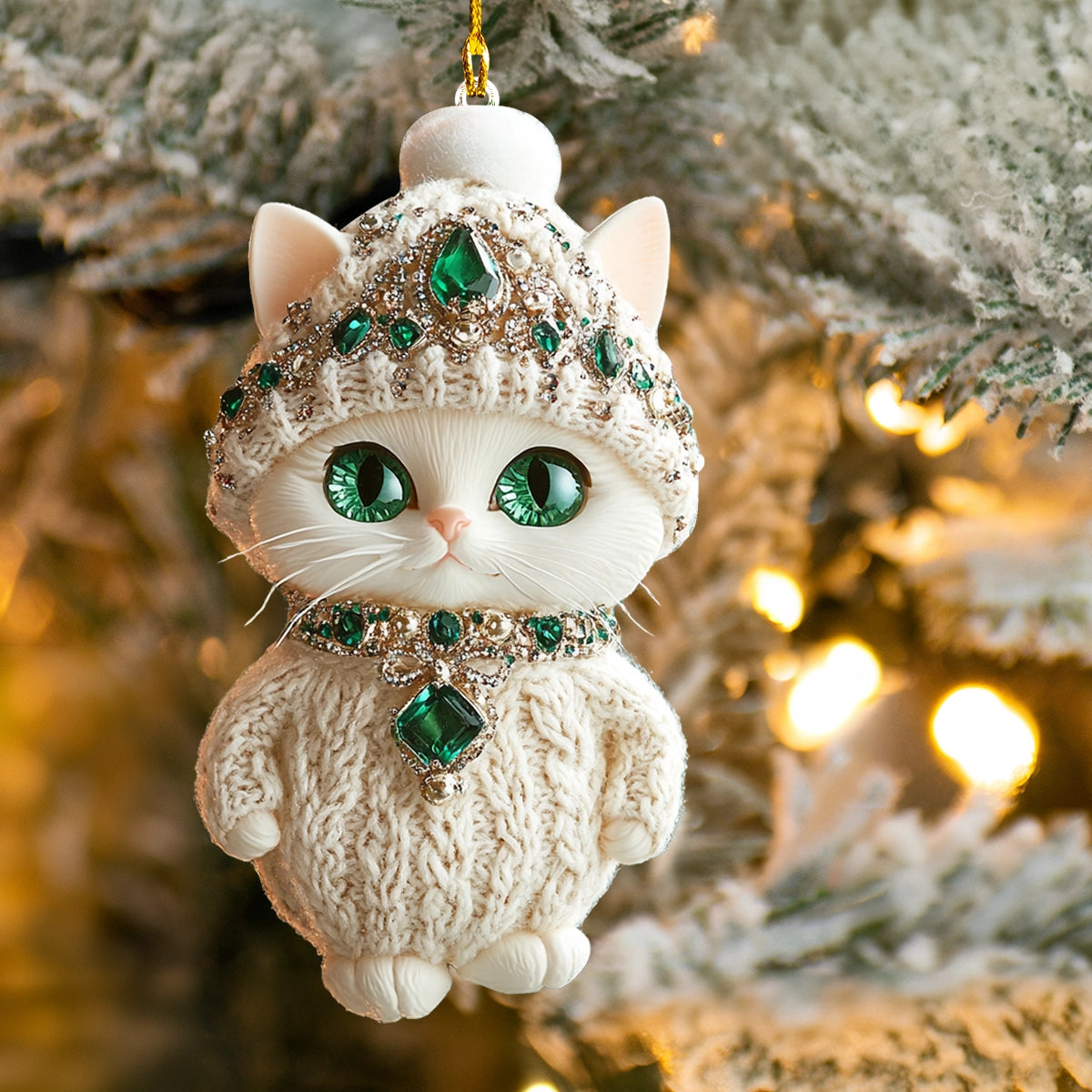 Shineful 2D Acrylic Ornament Jewel of the Season Kitty