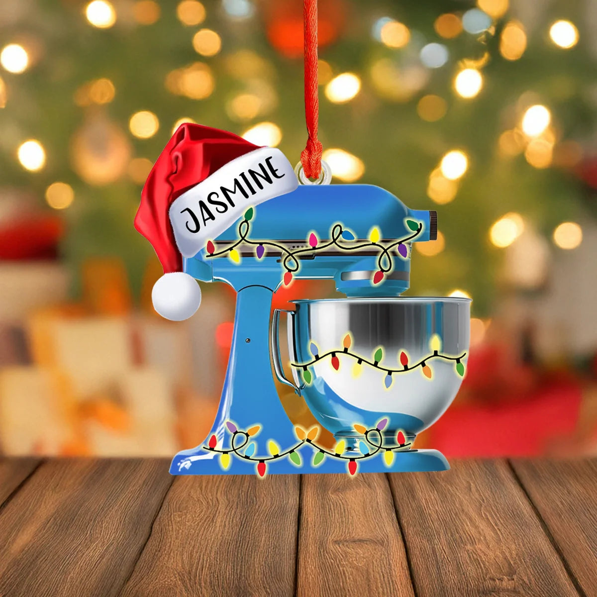 Shineful 2D Acrylic Ornament Personalized Christmas Mixer