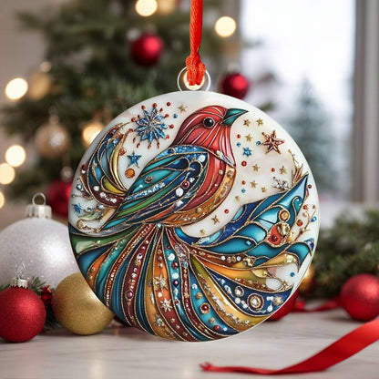 Shineful 2D Acrylic Ornament Colorful Bird