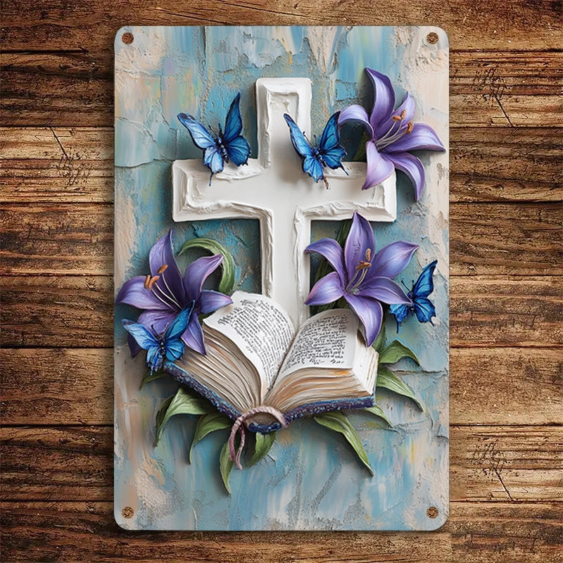 Shineful 2D Metal Sign Divine Blessings