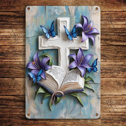 Shineful 2D Metal Sign Divine Blessings