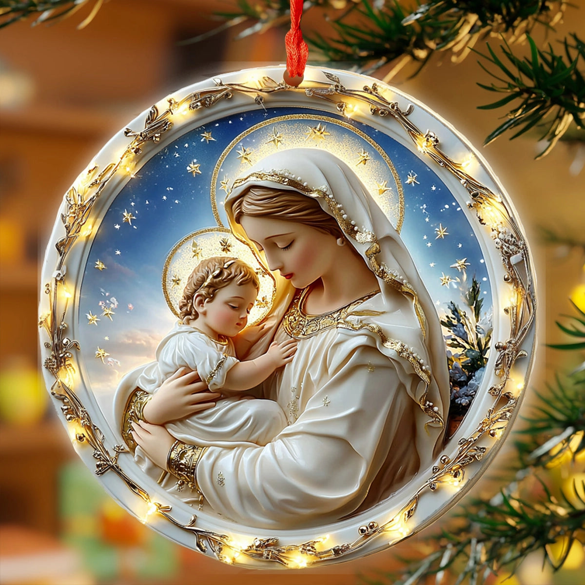 Shineful 2D Acrylic Ornament Holy Maternal Love