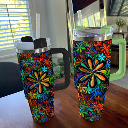 Shineful Tumbler Hippie Flowers