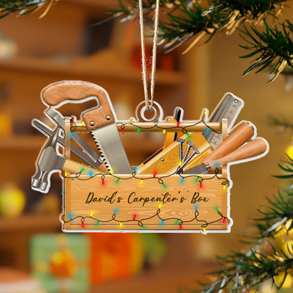 Shineful Personalized 2D Acrylic Ornament - Carpenter's Tool