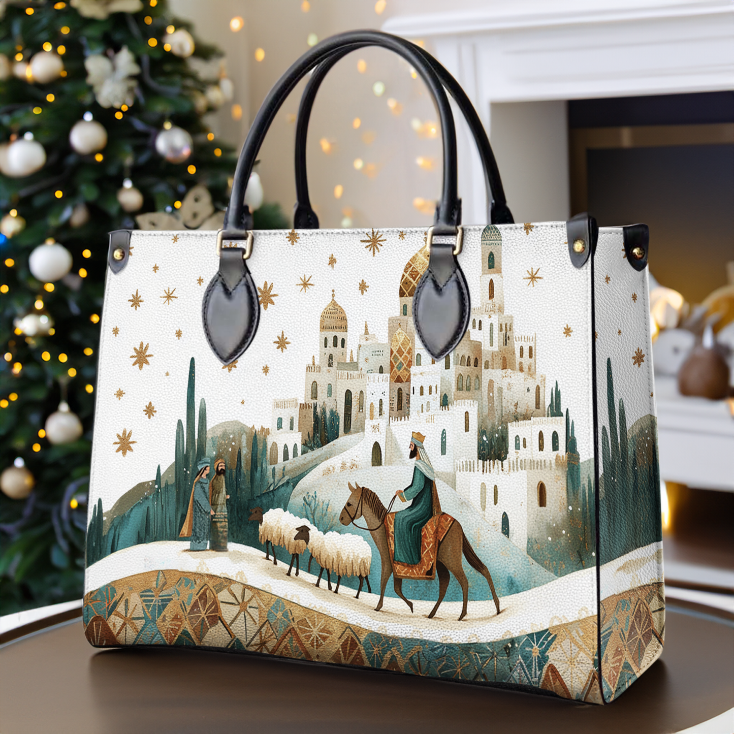 Shineful Leather Bag Starry Bethlehem Journey