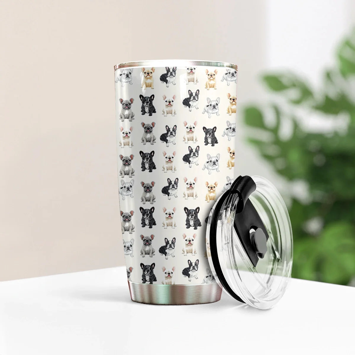 Shineful 20oz Tumbler - Cuddle Time Frenchie